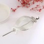 Accesoriu de par modern Japonez pentru cocuri din metal JPN04FF Argintiu model 